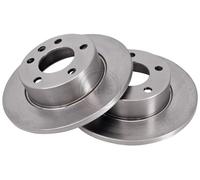 ABS 15817 Front Brake Discs Pair 258mm Solid Fits Opel Vauxhall Carlton Omega
