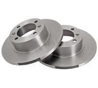 ABS 15902 Front Brake Discs Pair 280mm Solid Fits Saab 90 900 32000298