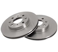 ABS 15938 Front Brake Discs Pair 242mm Vented Fits Acura Honda Civic Crx Integra