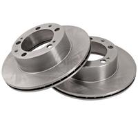 ABS 15941 Front Brake Discs Pair 282mm Vented Fits Porsche 944 944.351.041.05