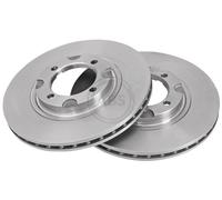 ABS 15947 Front Brake Discs Pair 242mm Vented Fits Mazda 626 GJ96-33-25XMF