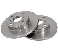 ABS 15960 Front Brake Discs Pair 238mm Solid Fits Toyota Corolla 43512-12230