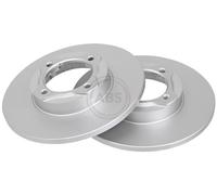 ABS 15967 Front Brake Discs Pair 211mm Solid Fits Daihatsu Cuore Hijet Sparcar