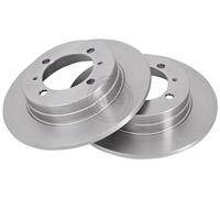 ABS 15987 Rear Brake Discs Pair 265mm Solid Fits Mitsubishi Colt Galant Lancer
