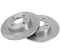 ABS 16008 Rear Brake Discs Pair 290mm Solid Fits Nissan 280ZX Zxt Cedric