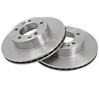 ABS 16044 Front Brake Discs Pair 276mm Vented Fits Mazda Rx-7 F045-33-251