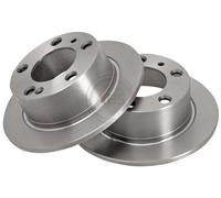 Rear Set 2x Brake Discs A.B.S. 16053 for Citroen XM (94-00)