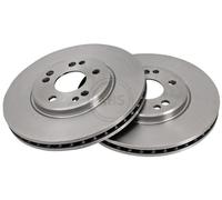 ABS 16107 Front Brake Discs Pair 300mm Vented Fits Mercedes 124 190 E-Class Sl