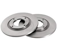 ABS 16133 Front Brake Discs Pair 212mm Solid Fits Subaru Rex 26311-KA000