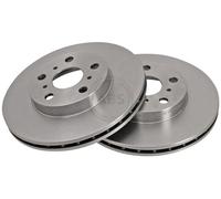 ABS 16141 Front Brake Discs Pair 255mm Vented Fits Toyota Celica 43512-20360