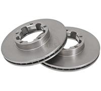 ABS 16164 Front Brake Discs Pair 263mm Vented Fits Nissan Cabstar E Eco-T Trade