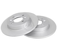 ABS 16214 Rear Brake Discs Pair 265mm Solid Fits Renault Laguna Safrane