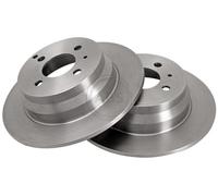 ABS 16221 Rear Brake Discs Pair 295mm Solid Fits Volvo 850 271497
