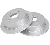 ABS 16227 Rear Brake Discs Pair 270mm Solid Fits Ford Escort Classic Orion