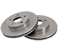 ABS 16232 Front Brake Discs Pair 271mm Vented Fits Toyota Previa 43512-28090
