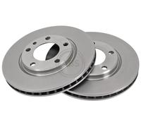ABS 16251 Front Brake Discs Pair 280mm Vented Fits Bmw 3 Series 34112226455