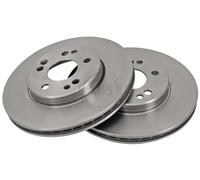 ABS 16260 Front Brake Discs Pair 294mm Vented Fits Mercedes E-Class 1244212412