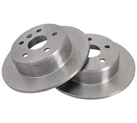 ABS 16277 Rear Brake Discs Pair 288mm Solid Fits Lexus Toyota Camry Harrier Rx