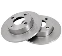 Rear Set 2x Brake Discs A.B.S. 16282 for Audi 100 (84-90)