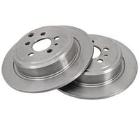 ABS 16289 Rear Brake Discs Pair 295mm Solid Fits Citroën Fiat Lancia Peugeot 806