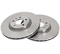 ABS 16310 Front Brake Discs Pair 284mm Vented Fits Alfa Romeo Gtv Spider