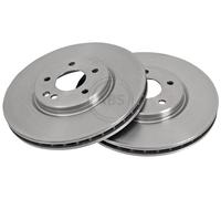 ABS 16449 Front Brake Discs Pair 316mm Vented Fits Mercedes C-Class Clk E-Class