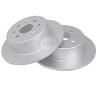 ABS 16488 Rear Brake Discs Pair 270mm Solid Fits Opel Vauxhall Vectra 0569117