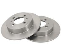 ABS 16499 Rear Brake Discs Pair 258mm Solid Fits Nissan 100NX Almera Sunny