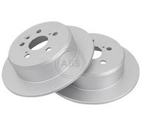 ABS 16545 Rear Brake Discs Pair 269mm Solid Fits Toyota Carina E Celica Corona