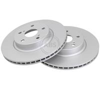 ABS 16546 Front Brake Discs Pair 302mm Vented Fits Toyota Supra 43512-14120