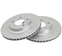 ABS 16573 Rear Brake Discs Pair 294mm Vented Fits Mazda Rx-7 F100-26-25X