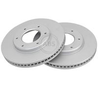 ABS 16615 Front Brake Discs Pair 285mm Vented Fits Toyota Granvia Hiace Commuter