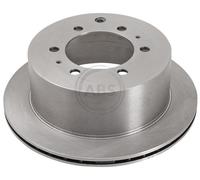 ABS 16645 Rear Brake Discs Pair 312mm Vented Fits Toyota Land Cruiser 80