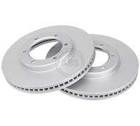 ABS 16656 Front Brake Discs Pair 285mm Vented Fits Toyota Granvia Hiace