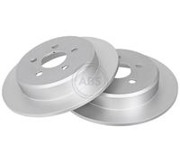 ABS 16724 Rear Brake Discs Pair 270mm Solid Fits Chrysler Dodge Neon Pt Cruiser