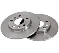 Rear Set 2x Brake Discs A.B.S. 16872 for Renault 21 Saloon 1987-1993