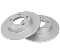 A.B.S. Brake disc 16883 230 9 5 100 solid VOLKSWAGEN: Polo V Hatchback, Golf 4, Polo IV Hatchback, SKODA: Octavia II Hatchback, Rapid Spaceback
