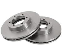 Front Set 2x Brake Discs A.B.S. 16910 for Kia Pregio (95-06)
