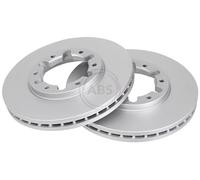 ABS 16992 Front Brake Discs Pair 305mm Vented Fits Nissan Patrol Gr 40206-VB000