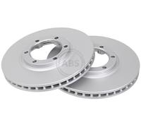 A.B.S. Brake disc 17001 254 24 6 108 Vented Coated MITSUBISHI: L200 III Pickup