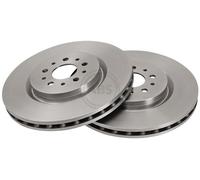 ABS 17008 Front Brake Discs Pair 305mm Vented Fits Alfa Romeo 147 156 Gtv Spider