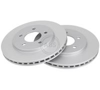Front Set 2x Brake Discs A.B.S. 17033 for Dodge/PLYMOUTH/Chryler Caravan/Prowler