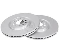 ABS All Brake Systems Brake Discs 17058 - Vented, L&R Sides - 2 pcs - Fits Audi VW Seat Skoda