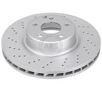 2x Brake disc Perforated 17110 A.B.S. for MERCEDES-BENZ S-CLASS S-CLASS Coupe