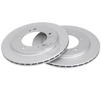 ABS 17164 Front Brake Discs Pair 286mm Vented Fits Suzuki Grand Vitara