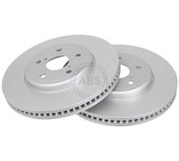 ABS 17212 Front Brake Discs Pair 315mm Vented Fits Lexus Ls 43512-50190