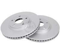 ABS 17217 Front Brake Discs Pair 296mm Vented Fits Lexus Toyota Highlander Rx