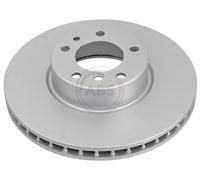 ABS 17335 Front Brake Discs Pair 324mm Vented Fits Bmw 5 Series 34110392525