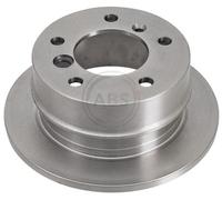 ABS 17347 Rear Brake Discs Pair 258mm Solid Fits Mercedes VW Lt 28-35 28-46 2-T