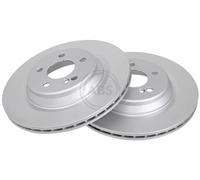 ABS 17361 Rear Brake Discs Pair 315mm Vented Fits Mercedes S-Class 2204230312
